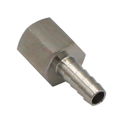 Stainless Steel Fitting - 3/8" Female NPT X 5/16" OD Barb