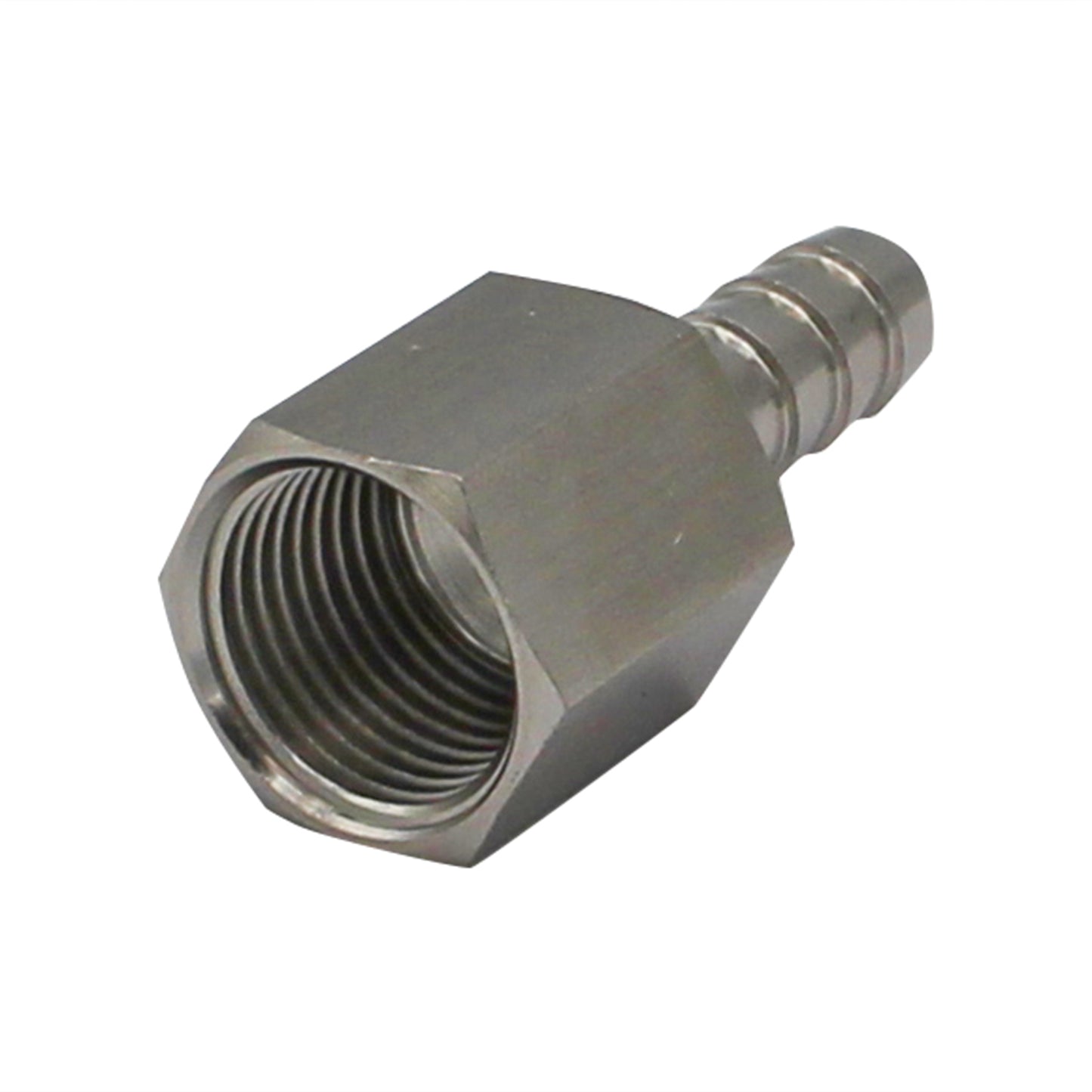 Stainless Steel Fitting - 3/8" Female NPT X 5/16" OD Barb