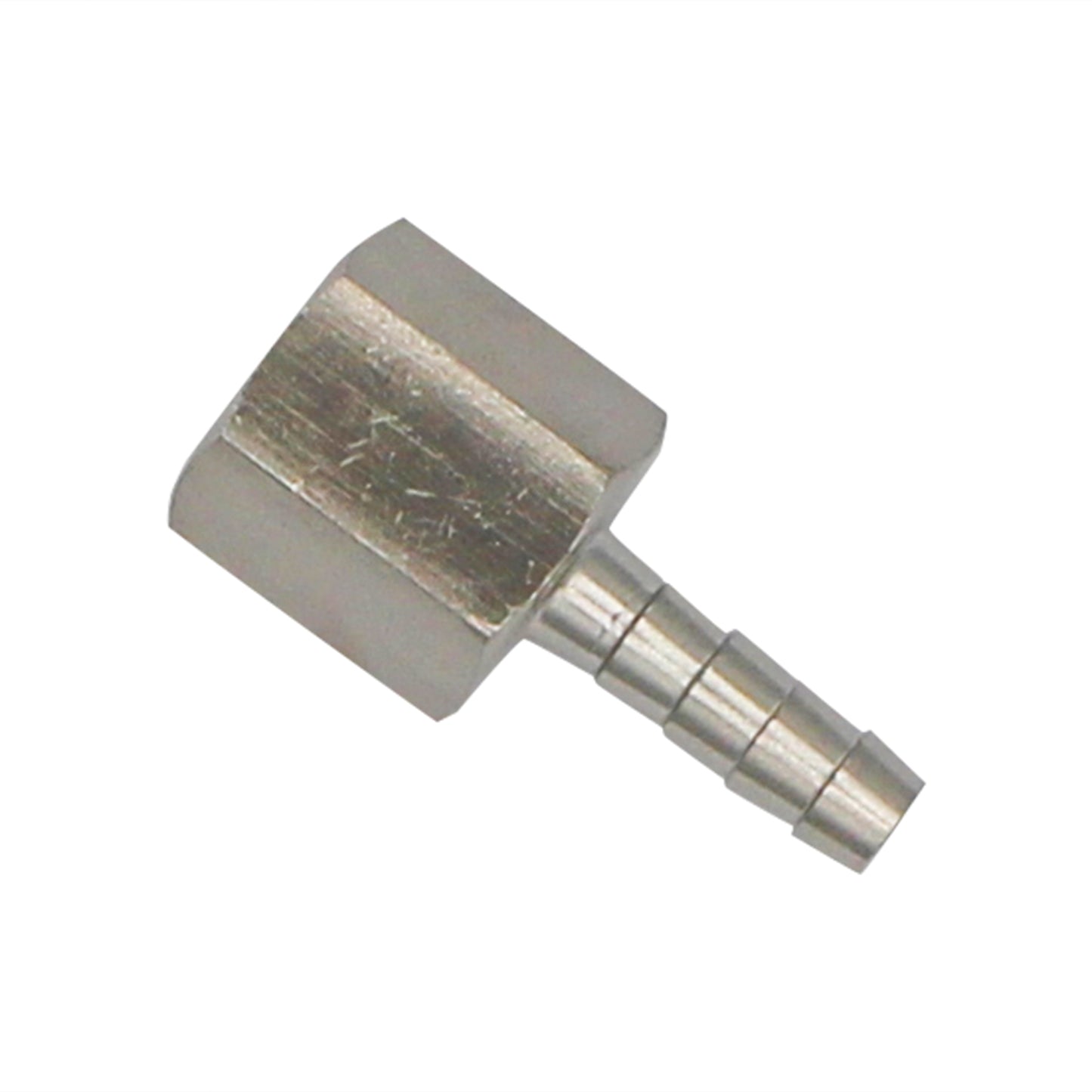 Stainless Steel Fitting - 3/8" Female NPT X 5/16" OD Barb