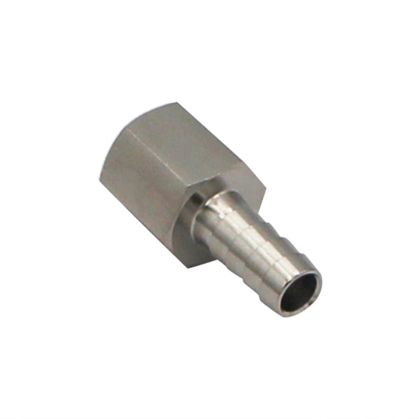 Stainless Steel Fitting - 3/8" Female NPT X 3/8" OD Barb