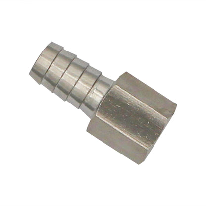 Stainless Steel Fitting - 3/8" Female NPT X 1/2" OD Barb