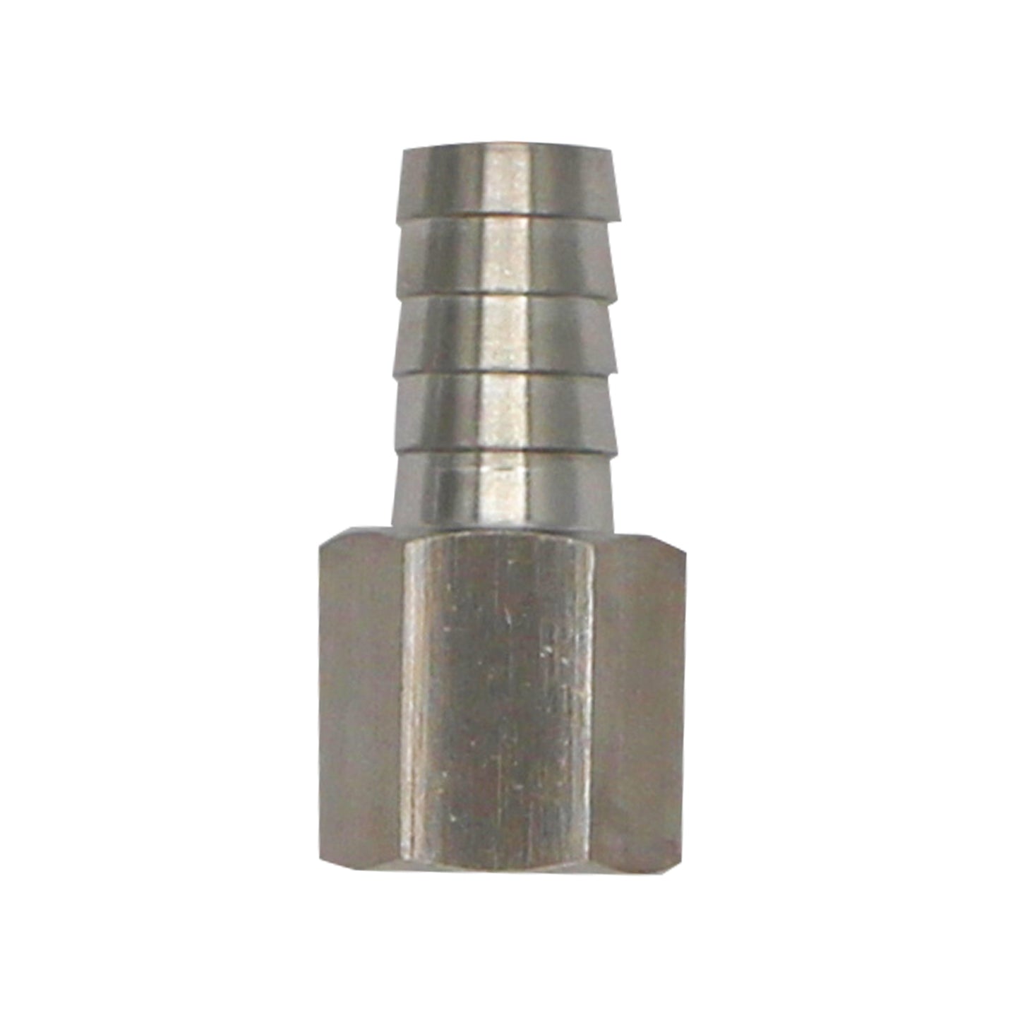 Stainless Steel Fitting - 3/8" Female NPT X 1/2" OD Barb
