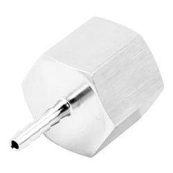 Stainless Steel Fitting - 1/2" Female NPT X 1/8" OD Barb