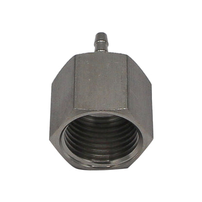 Stainless Steel Fitting - 1/2" Female NPT X 1/8" OD Barb
