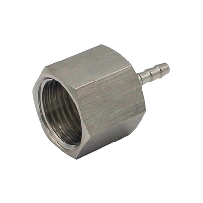 Stainless Steel Fitting - 1/2" Female NPT X 1/8" OD Barb