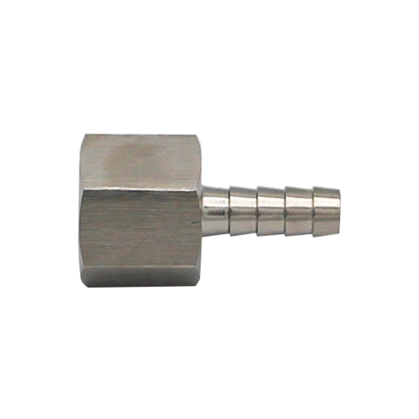 Stainless Steel Fitting - 1/2" Female NPT X 5/16" OD Barb
