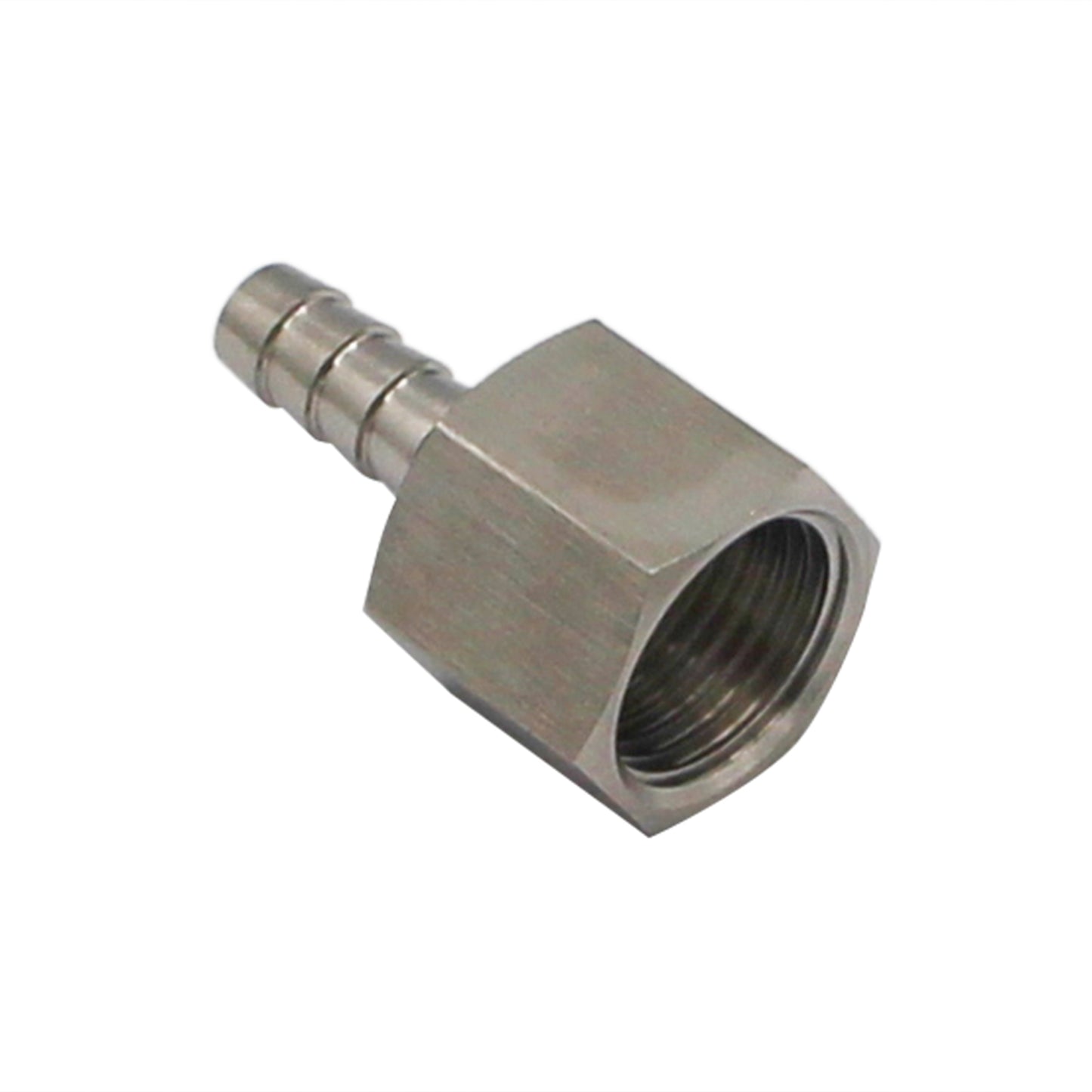 Stainless Steel Fitting - 1/2" Female NPT X 5/16" OD Barb