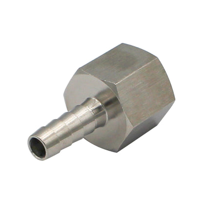 Stainless Steel Fitting - 1/2" Female NPT X 5/16" OD Barb