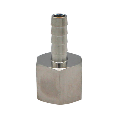 Stainless Steel Fitting - 1/2" Female NPT X 5/16" OD Barb