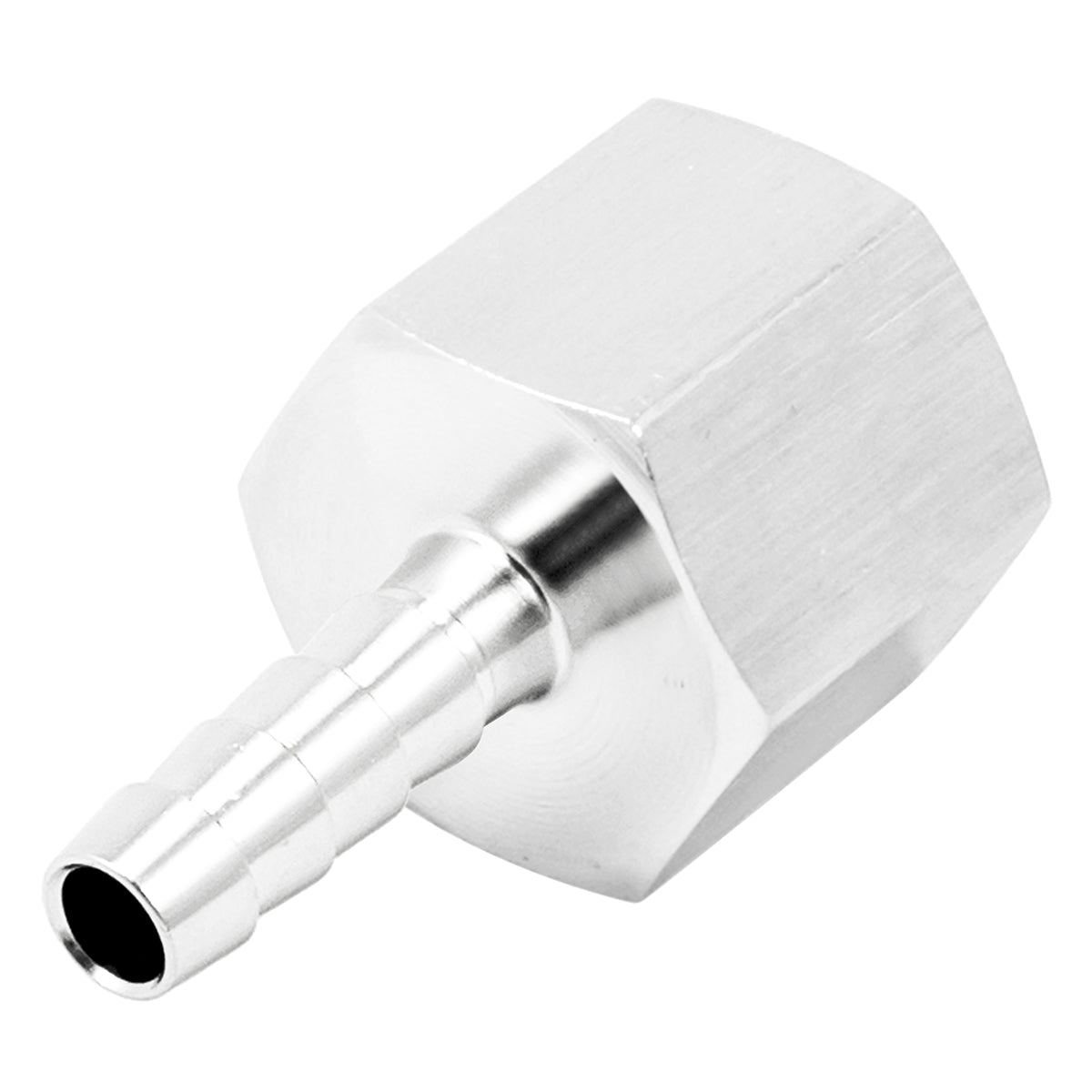 Stainless Steel Fitting - 1/2" Female NPT X 1/4" OD Barb