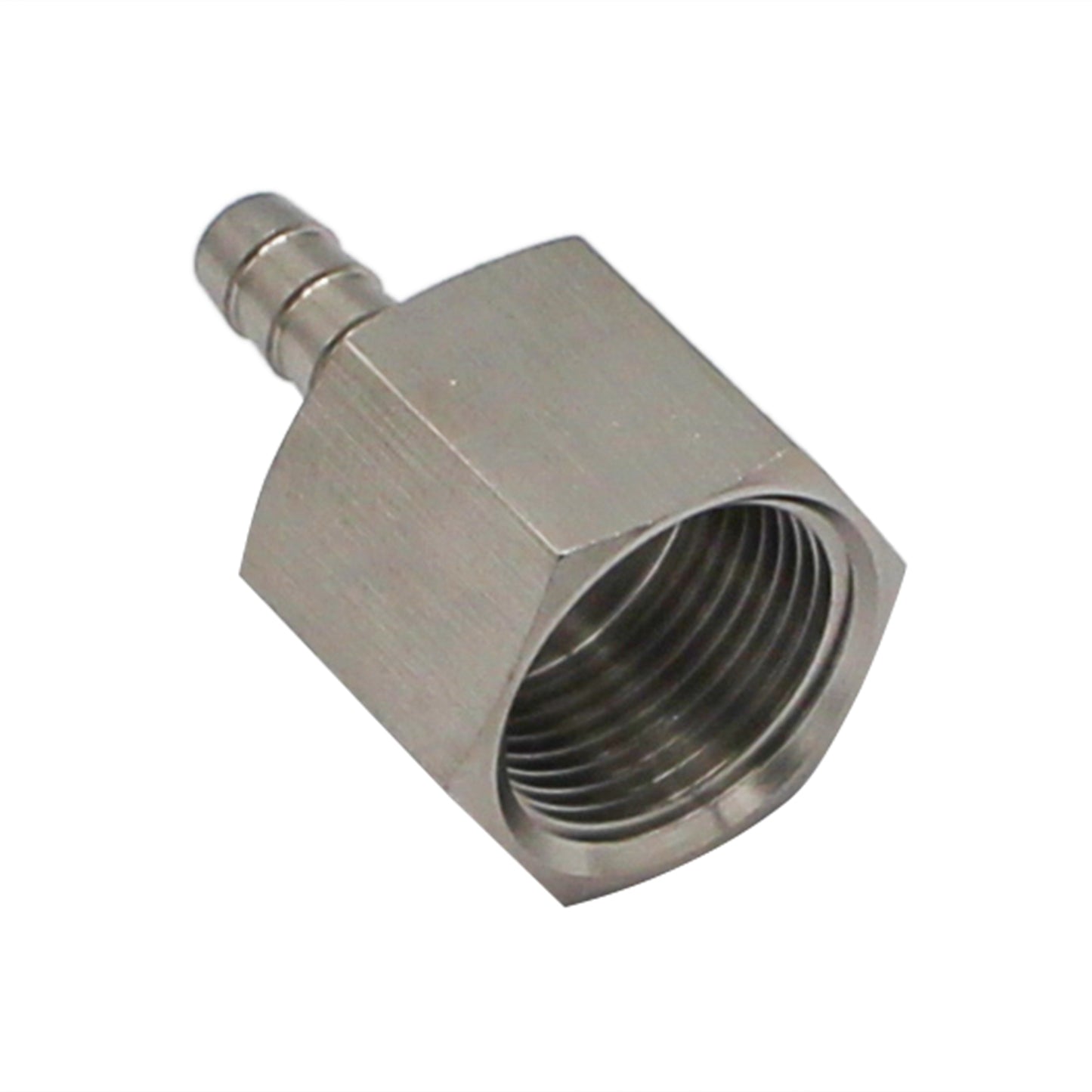 Stainless Steel Fitting - 3/4" Female NPT X 5/16" OD Barb