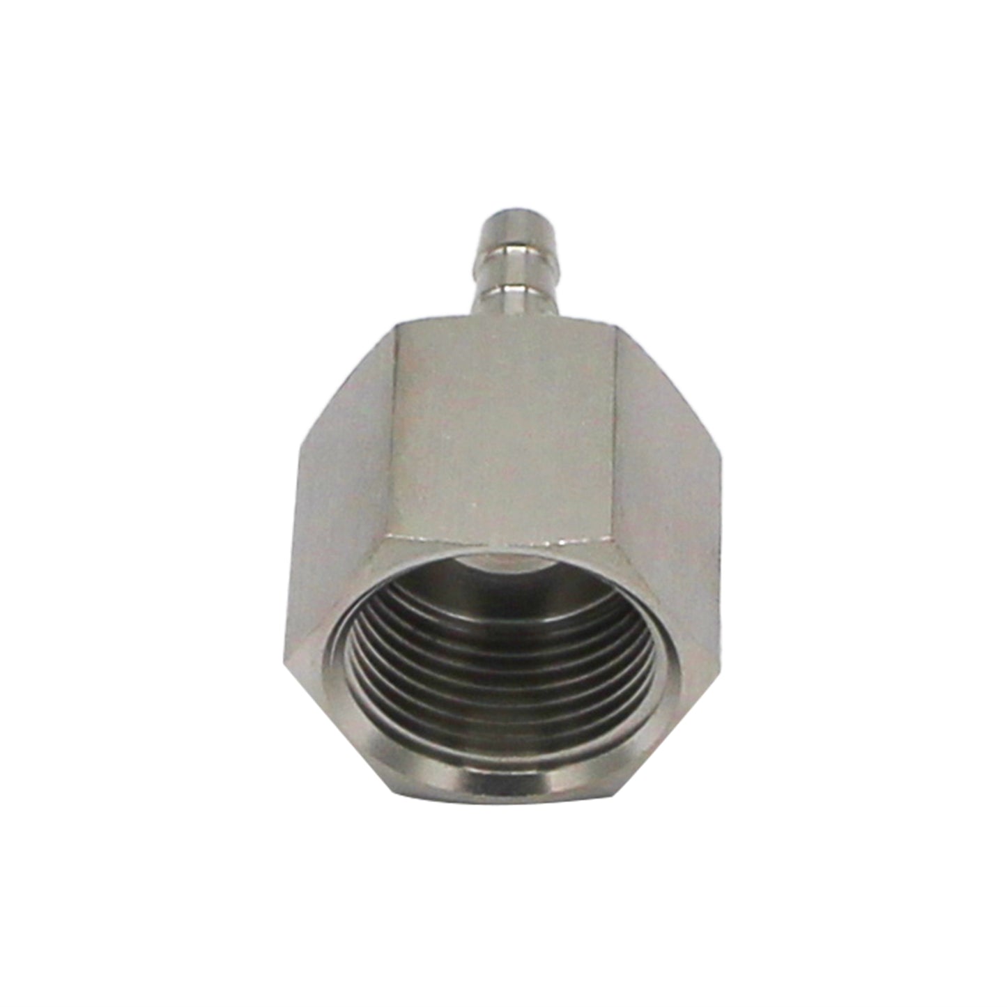 Stainless Steel Fitting - 3/4" Female NPT X 1/4" OD Barb