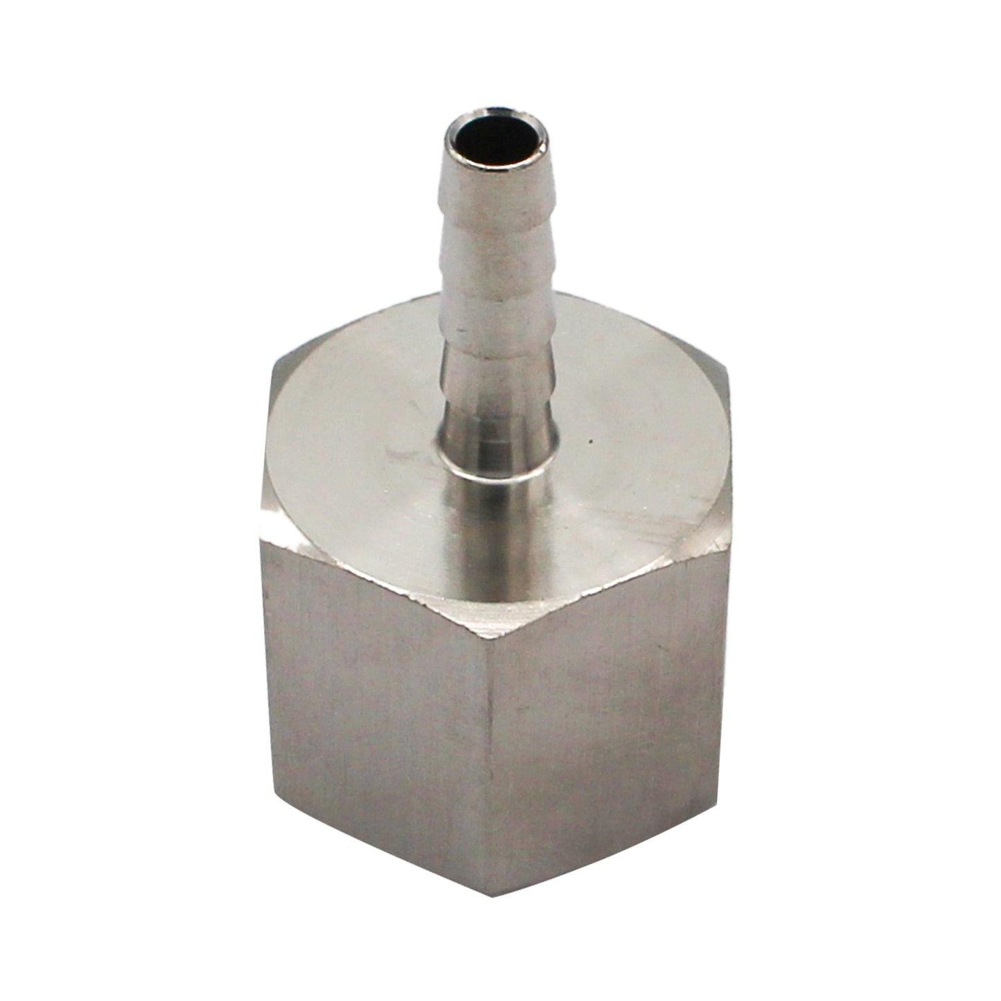 Stainless Steel Fitting - 3/4" Female NPT X 1/4" OD Barb