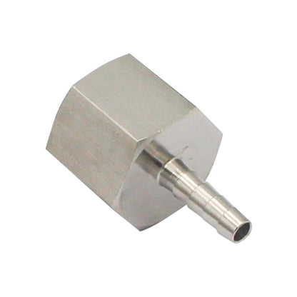 Stainless Steel Fitting - 3/4" Female NPT X 1/4" OD Barb