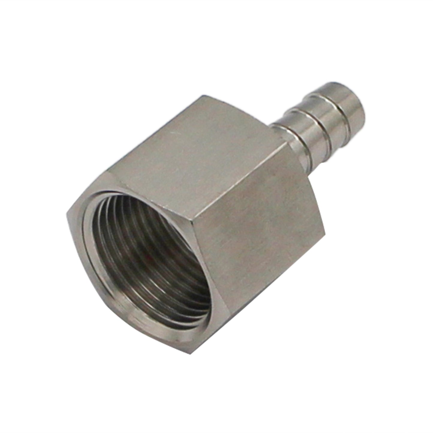 Stainless Steel Fitting - 3/4" Female NPT X 3/8" OD Barb