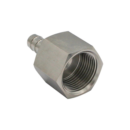 Stainless Steel Fitting - 3/4" Female NPT X 3/8" OD Barb