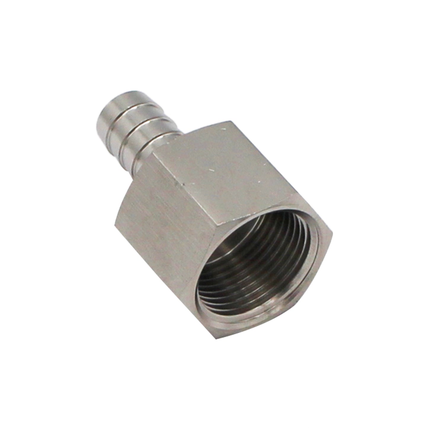 Stainless Steel Fitting - 3/4" Female NPT X 1/2" OD Barb -  Canuck Homebrew Supply, Canada