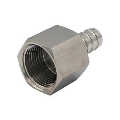 Stainless Steel Fitting - 3/4" Female NPT X 1/2" OD Barb -  Canuck Homebrew Supply, Canada