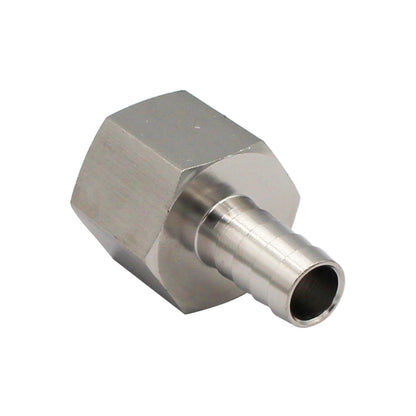 Stainless Steel Fitting - 3/4" Female NPT X 1/2" OD Barb -  Canuck Homebrew Supply, Canada