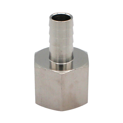 Stainless Steel Fitting - 3/4" Female NPT X 1/2" OD Barb -  Canuck Homebrew Supply, Canada