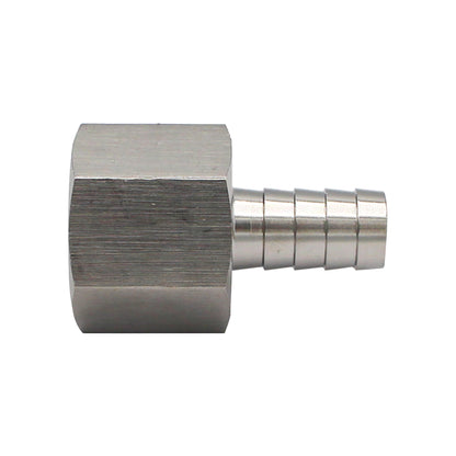 Stainless Steel Fitting - 3/4" Female NPT X 1/2" OD Barb -  Canuck Homebrew Supply, Canada