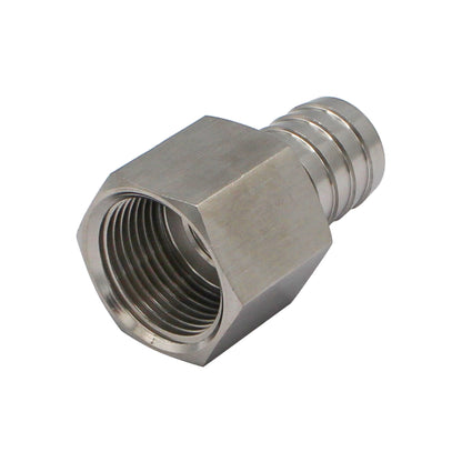 Stainless Steel Fitting - 3/4" Female NPT X 3/4" OD Barb