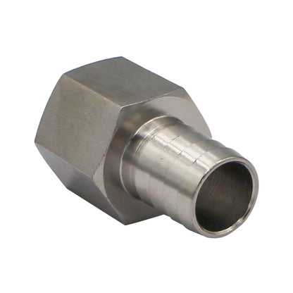 Stainless Steel Fitting - 3/4" Female NPT X 3/4" OD Barb