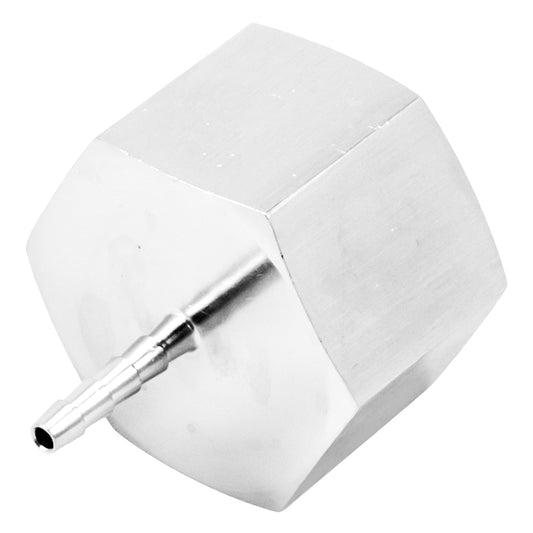 Stainless Steel Fitting - 1" Female NPT X 1/8" OD Barb