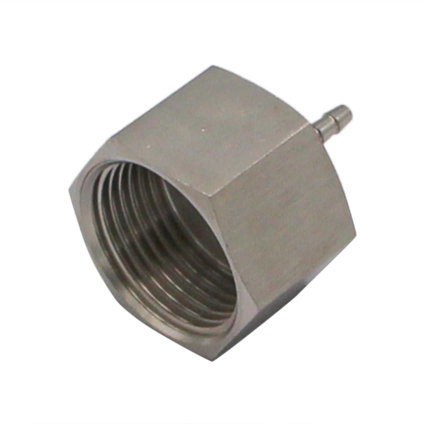Stainless Steel Fitting - 1" Female NPT X 1/8" OD Barb