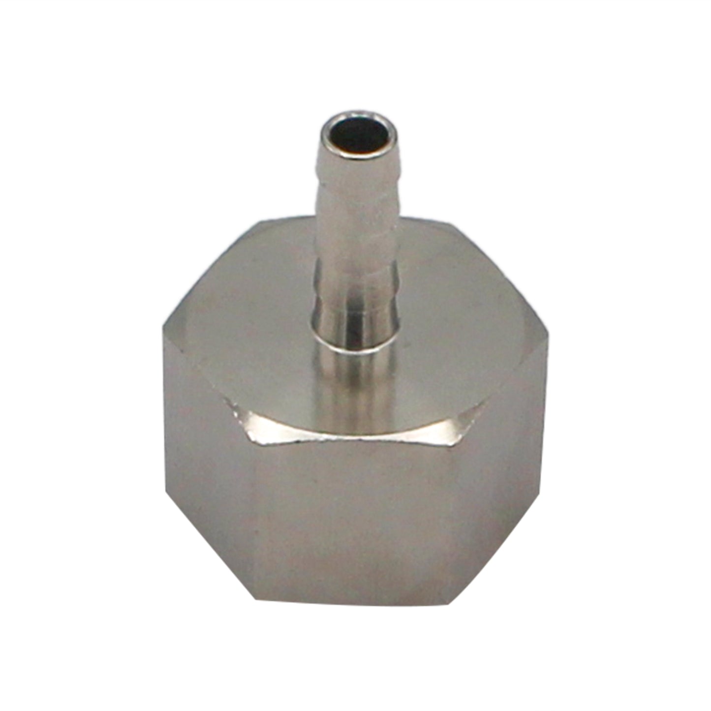 Stainless Steel Fitting - 1" Female NPT X 5/16" OD Barb