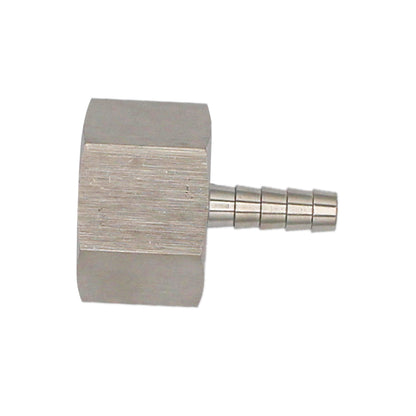 Stainless Steel Fitting - 1" Female NPT X 5/16" OD Barb