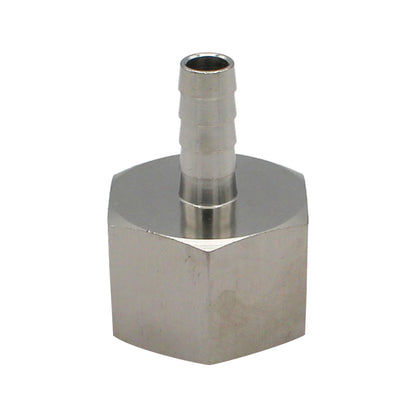 Stainless Steel Fitting - 1" Female NPT X 3/8" OD Barb