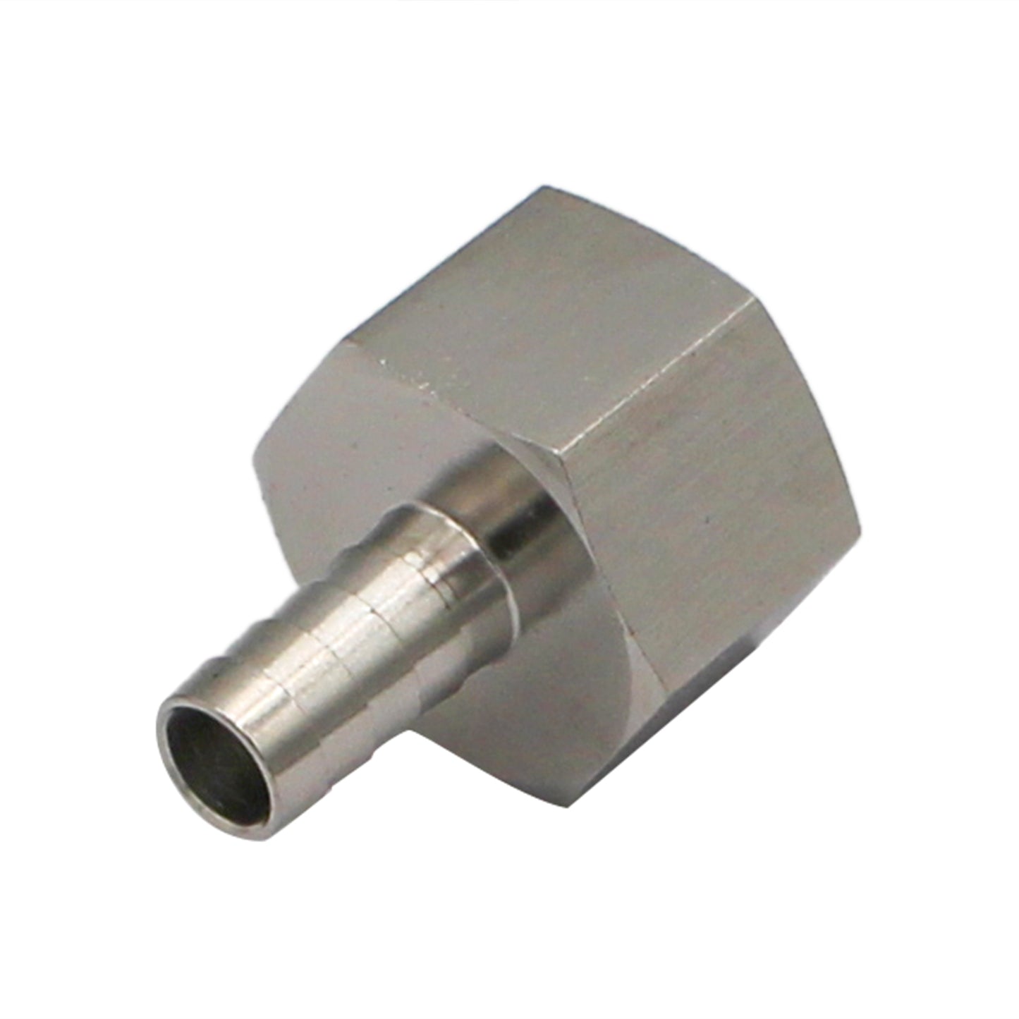 Stainless Steel Fitting - 1" Female NPT X 1/2" OD Barb