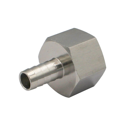 Stainless Steel Fitting - 1" Female NPT X 1/2" OD Barb