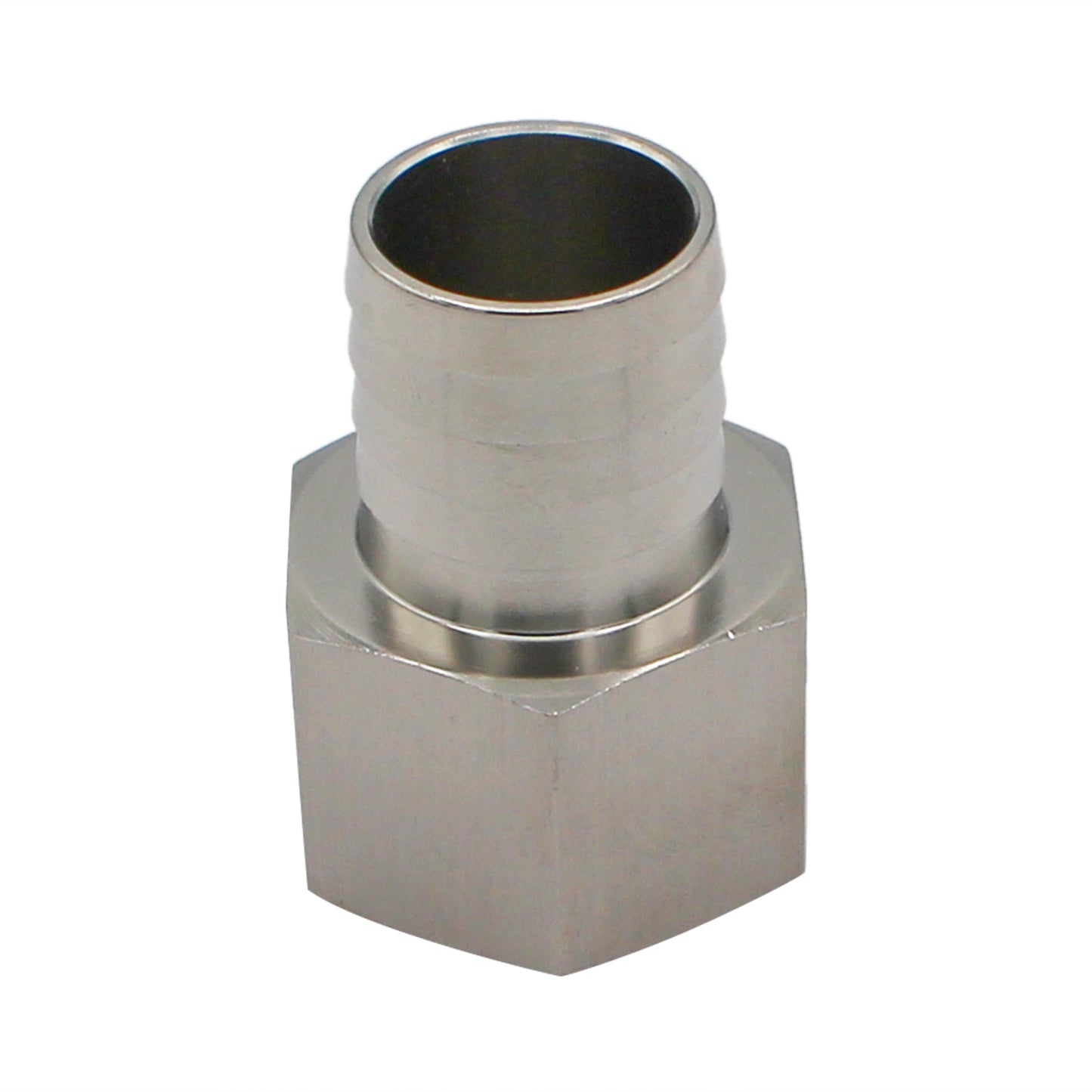 Stainless Steel Fitting - 1" Female NPT X 1" OD Barb