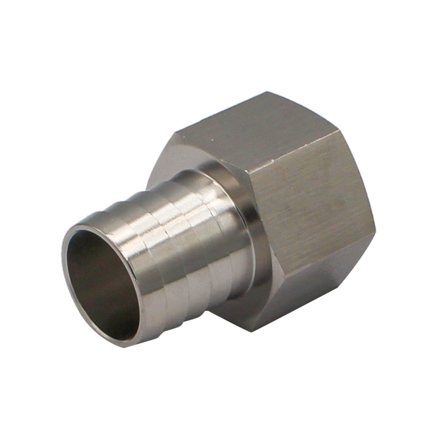 Stainless Steel Fitting - 1" Female NPT X 1" OD Barb