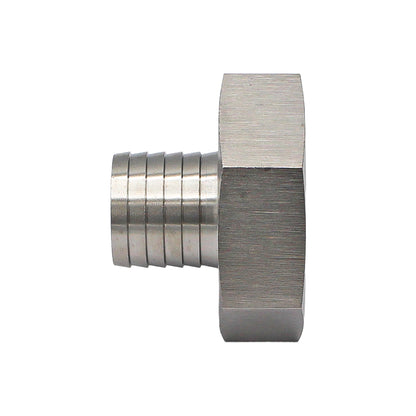 Stainless Steel Fitting - 2" Female NPT X 1 1/4" OD Barb