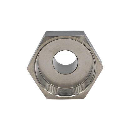 Stainless Steel Fitting - 2" Female NPT X 1 1/4" OD Barb