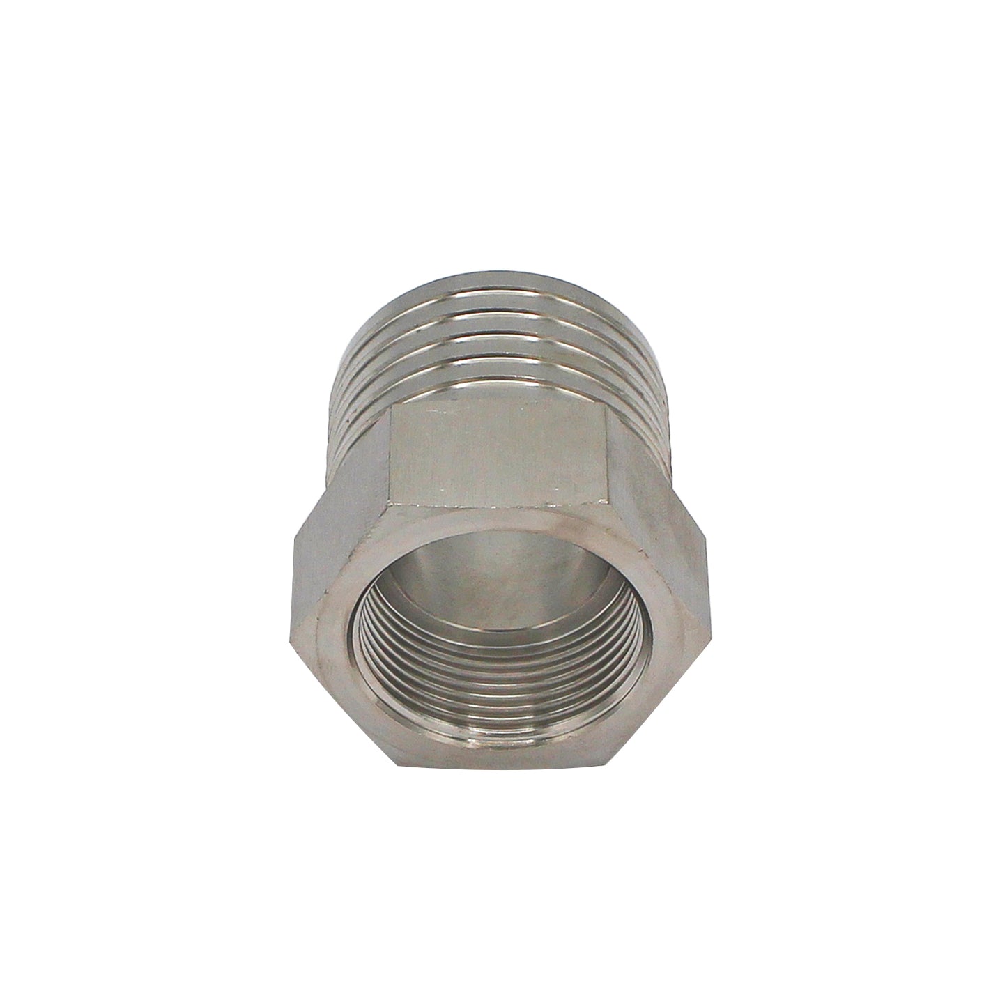 Stainless Steel Fitting - 1 1/4" Female NPT X 2" OD Barb