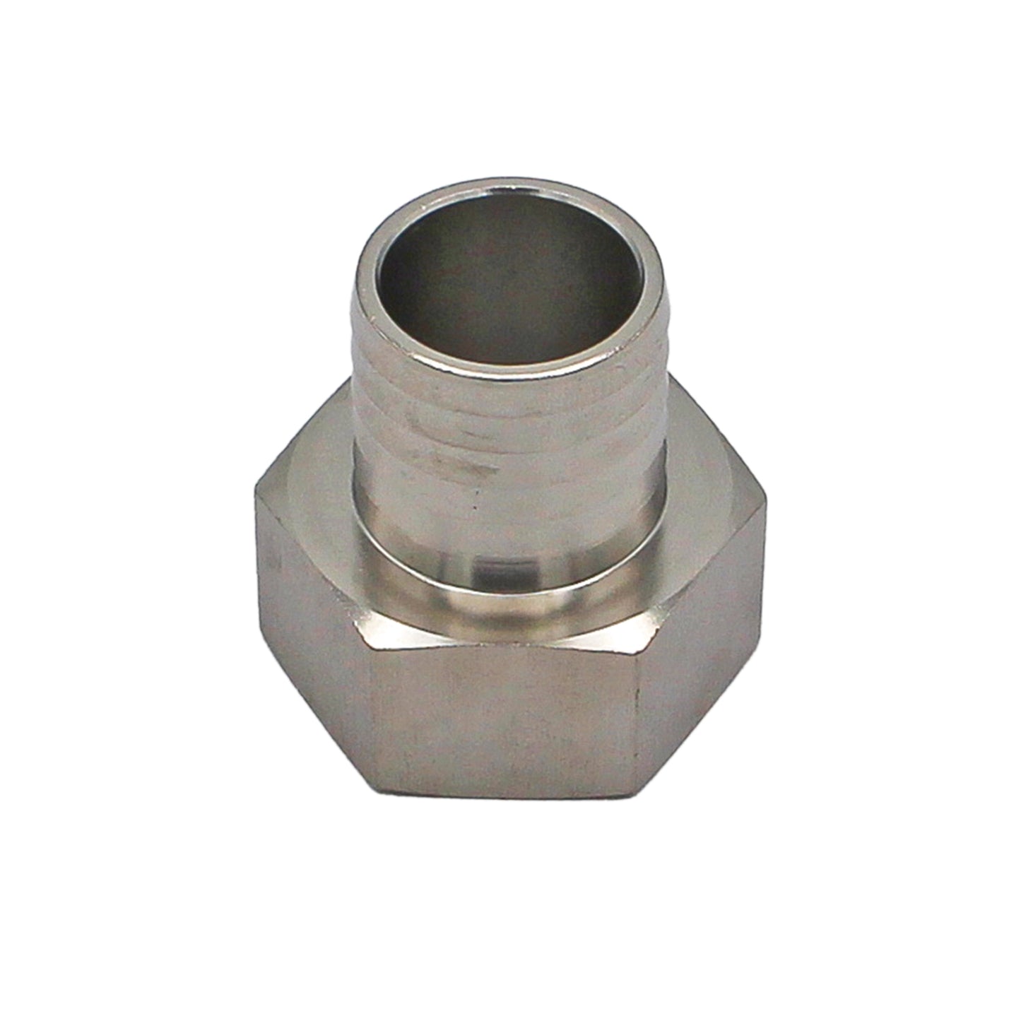 Stainless Steel Fitting - 1 1/4" Female NPT X 1 1/4" OD Barb
