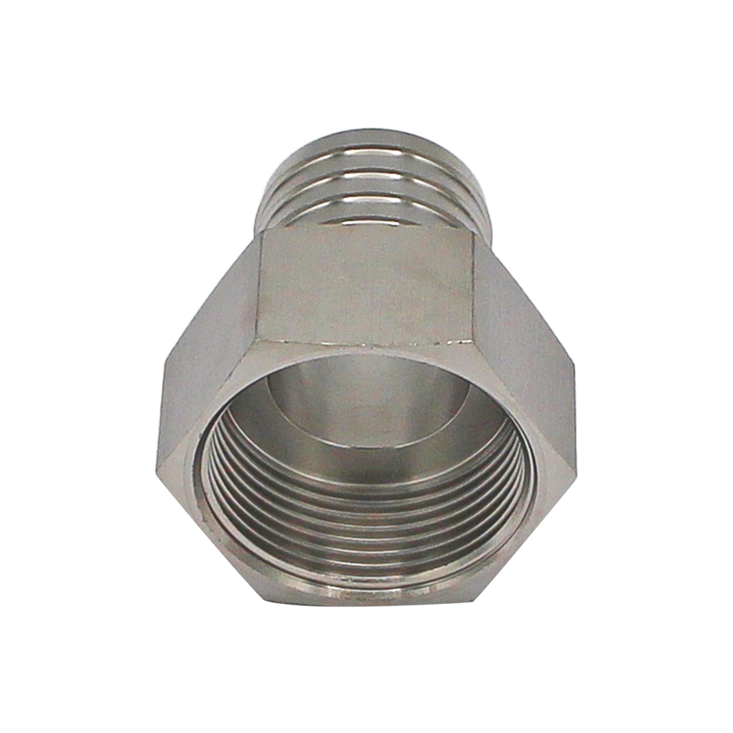 Stainless Steel Fitting - 1 1/4" Female NPT X 1 1/4" OD Barb