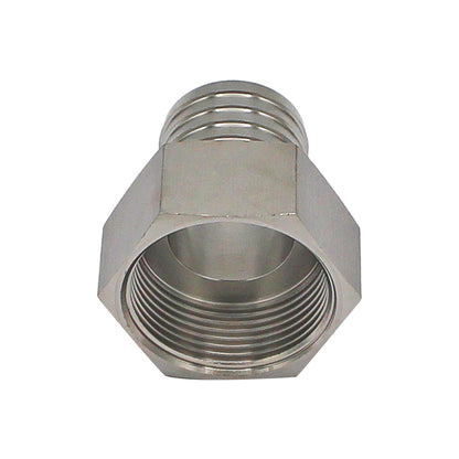 Stainless Steel Fitting - 1 1/4" Female NPT X 1 1/4" OD Barb