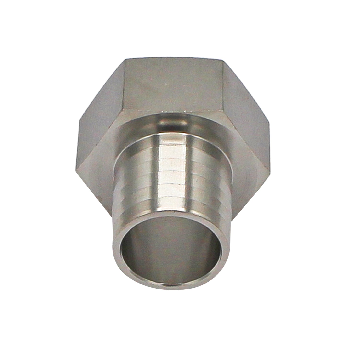 Stainless Steel Fitting - 1 1/4" Female NPT X 1 1/4" OD Barb