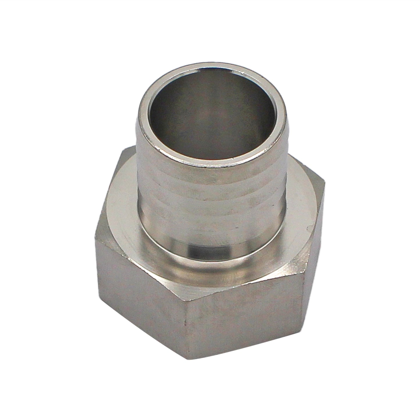 Stainless Steel Fitting - 1 1/4" Female NPT X 1 1/4" OD Barb