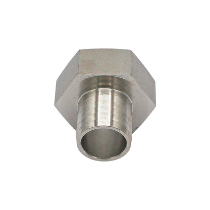 Stainless Steel Fitting - 1 1/2" Female NPT X 1 1/4" OD Barb
