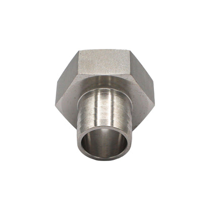 Stainless Steel Fitting - 1 1/2" Female NPT X 1 1/4" OD Barb