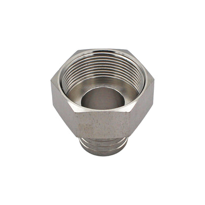 Stainless Steel Fitting - 1 1/2" Female NPT X 1 1/4" OD Barb
