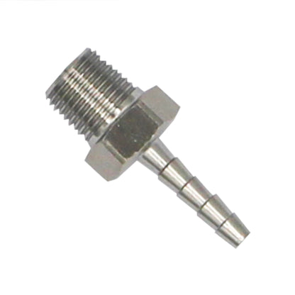 Stainless Steel Fitting - 1/8" Male NPT X 1/8" OD Barb