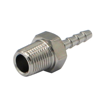 Stainless Steel Fitting - 1/8" Male NPT X 1/8" OD Barb