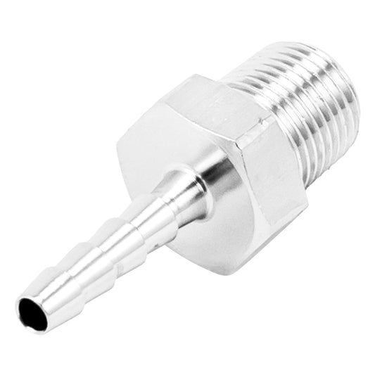 Stainless Steel Fitting - 1/8" Male NPT X 1/8" OD Barb